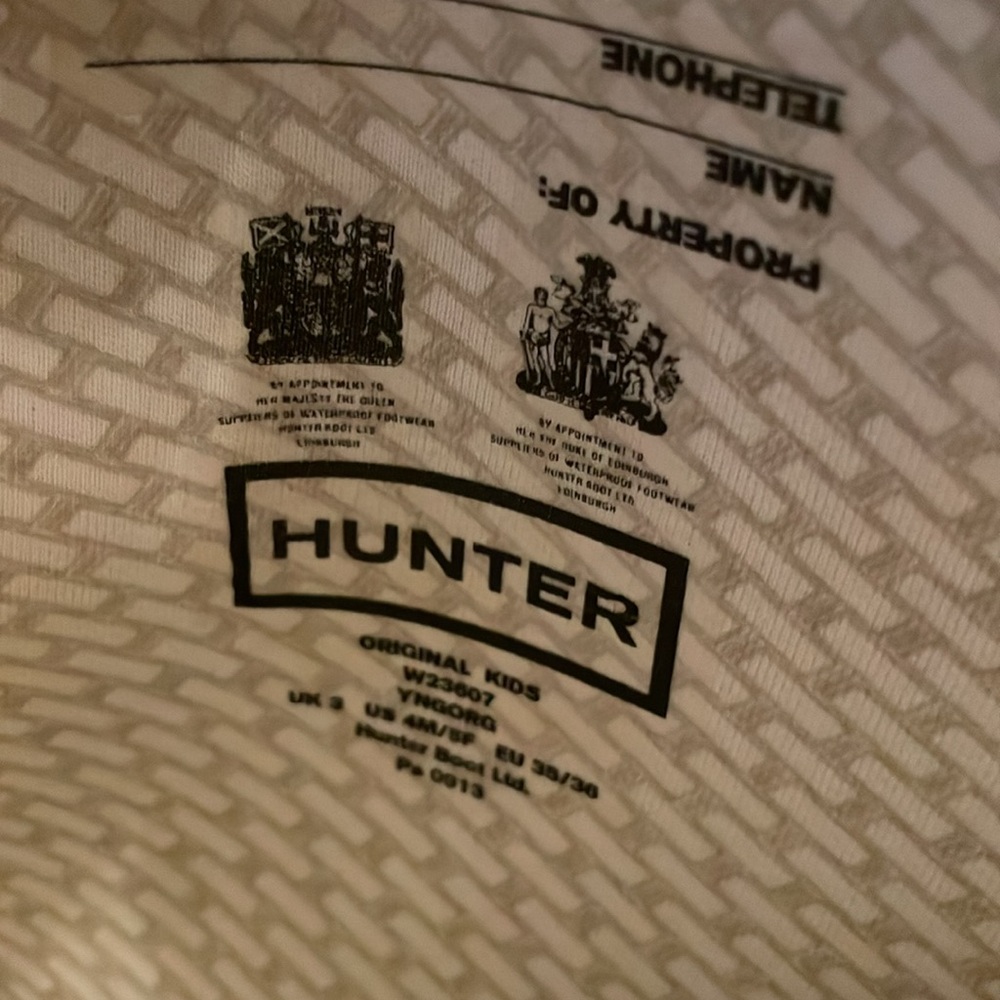 Hunter Gray Tall Rain Boots - Picture 5 of 8